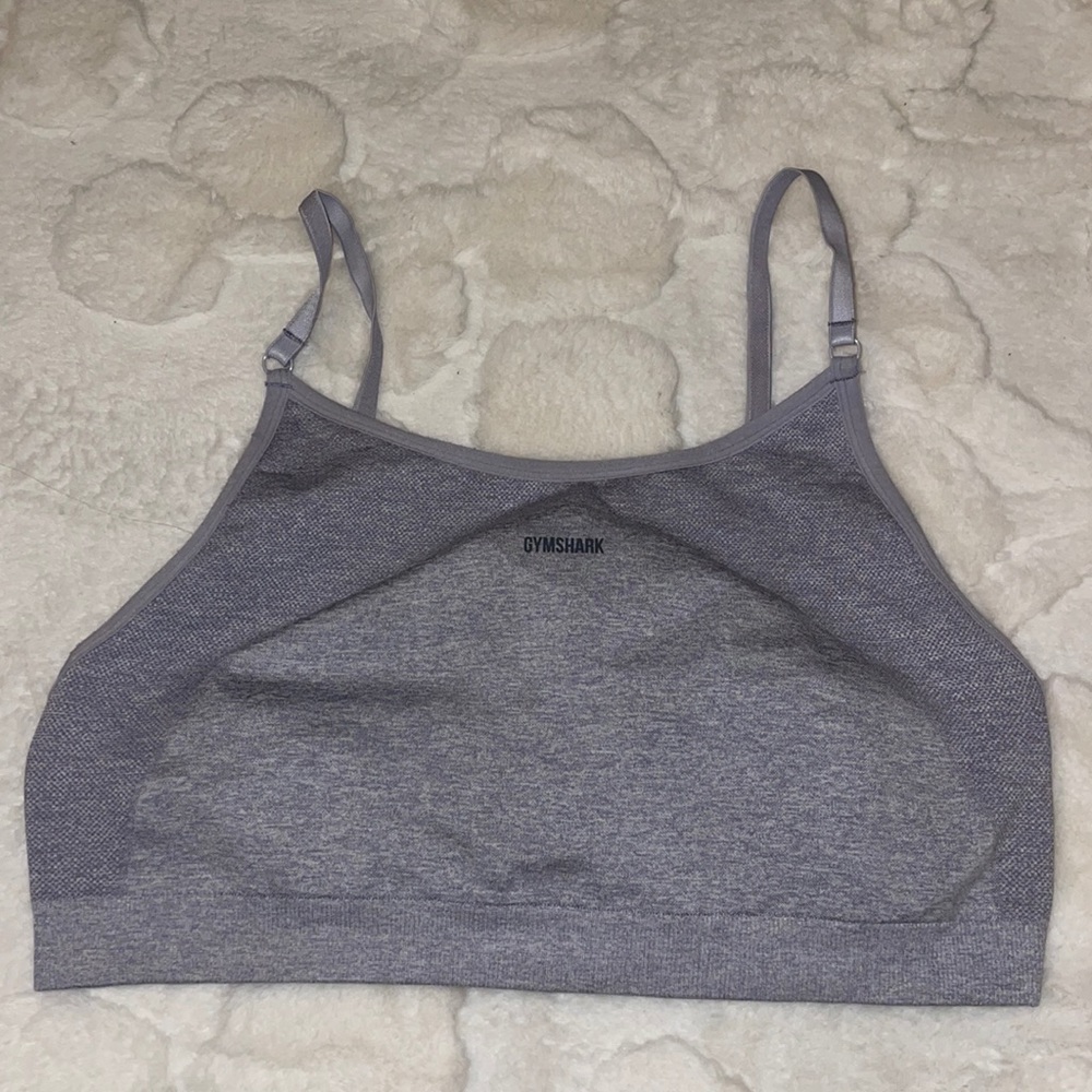 Gym shark moist management workout bra